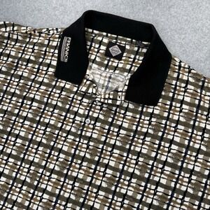 Vintage Tabasco Golf Polo Mens‎ All Over Print Hot Sauce Size XXL